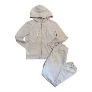 Gap Kids Girls Sweat Suit Set with Sequin Size XL 12